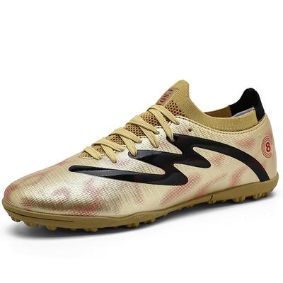 32-45 Herren Fußballschuhe Gummi Weiche Sohle Kurznagel Kunstrasen Leder Jugend Kinder Fußballschuhe