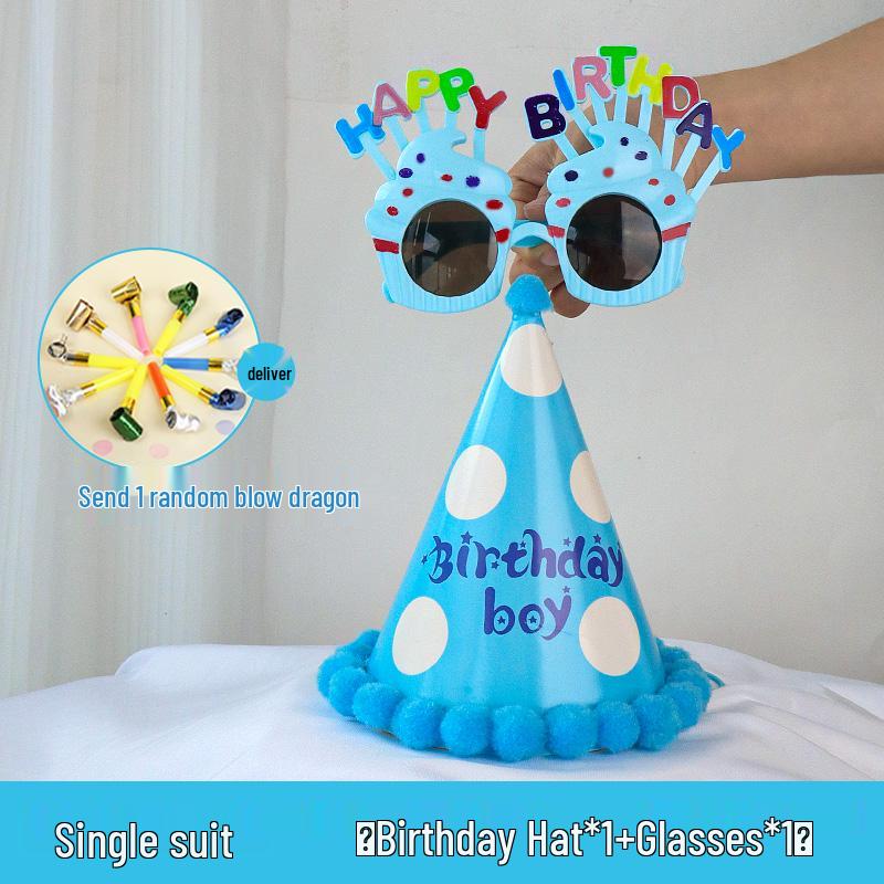 2025 Birthday Hat for Kids & Adults - First Birthday Party, Photo Props, Cake Hat