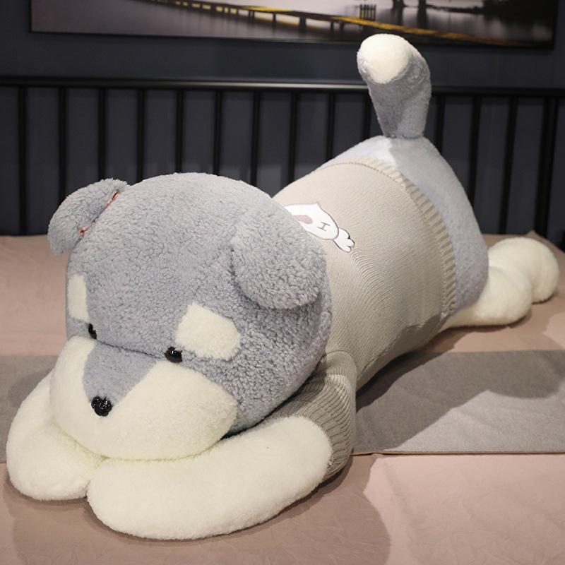 

Cute Dog Plush Sleeping Pillow - Puppy Doll Gift for Girls 90 cm рожевий