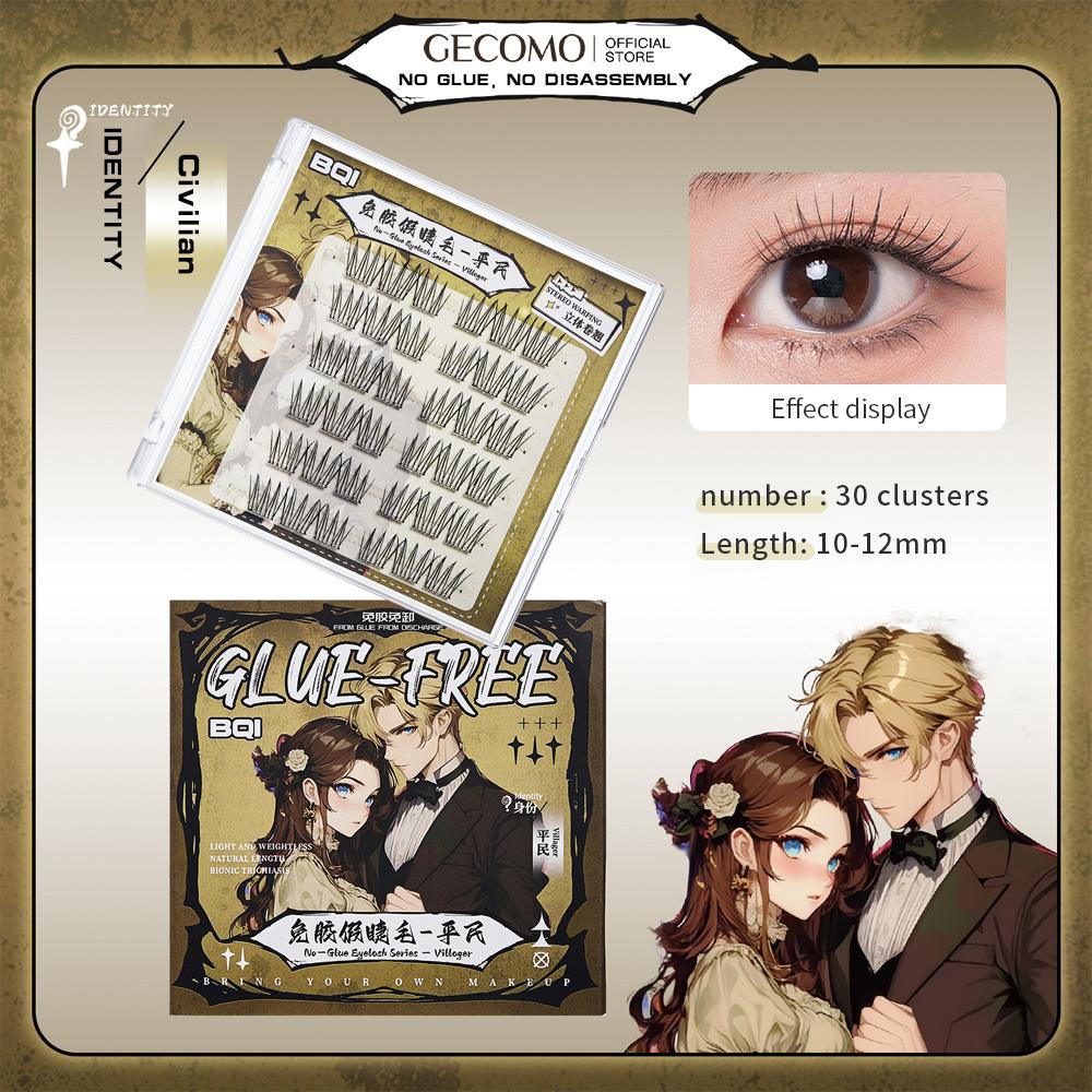 Natural Curling Pre-Glued Eyelashes Soft&Lightweight Various Styles Fluffy Self Adhesive Lash