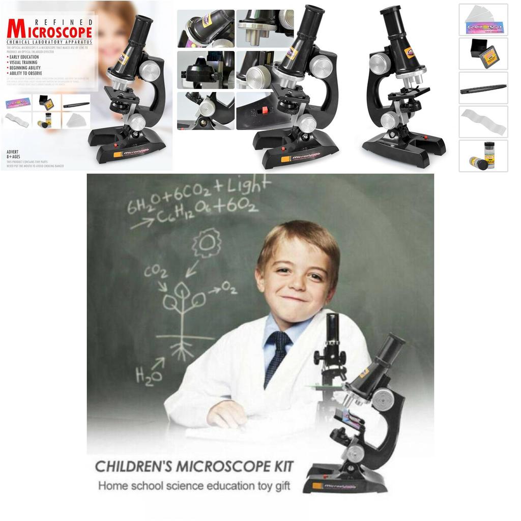 Miniature Biological Microscope For Kids Explore Science And Optics Stimulate Intelligence