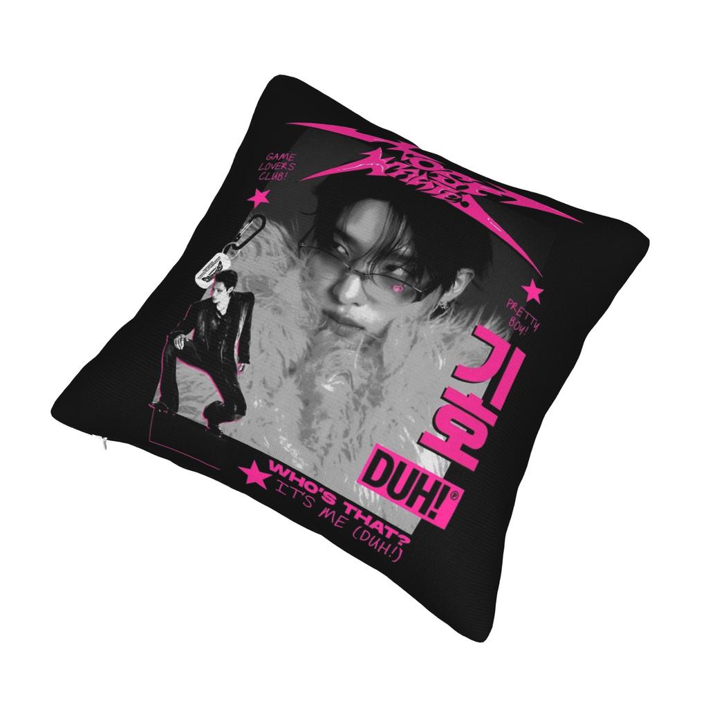 P1Harmony Keeho Most Wanted World Tour Duh Pillowcase Double-sided Printing Cushion Cover Decoration Throw Pillow Case Cover