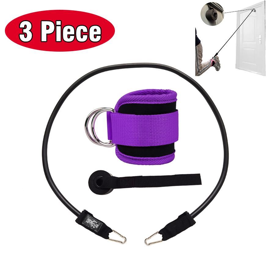 Fitness Ankle Straps izable Fit D-Ring Support Cuffs Gym Leg Strength Workouts Pulley with Buckle Active Guard Abductors