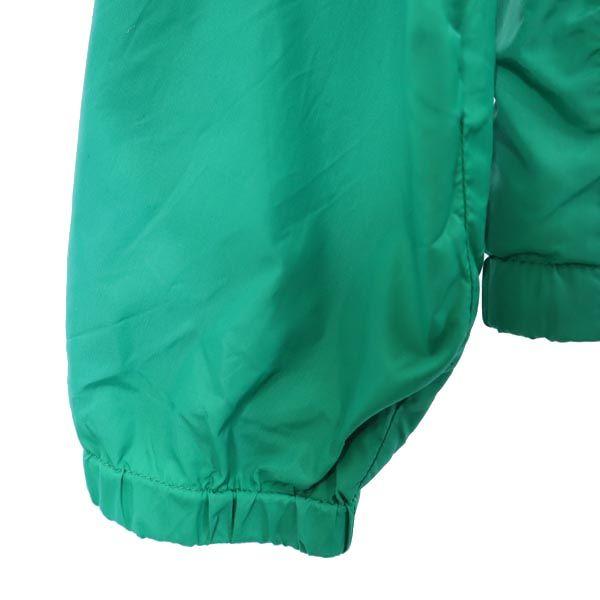 DIESEL Back logo print Nylon Zip hoodie 10 Green system Kid's Used