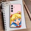 Cartoon G-Sailor M-Moons Phone Case For Samsung Galaxy A73,A21s,A22,A31,A52,A53,A71,A41Soft Black Shell