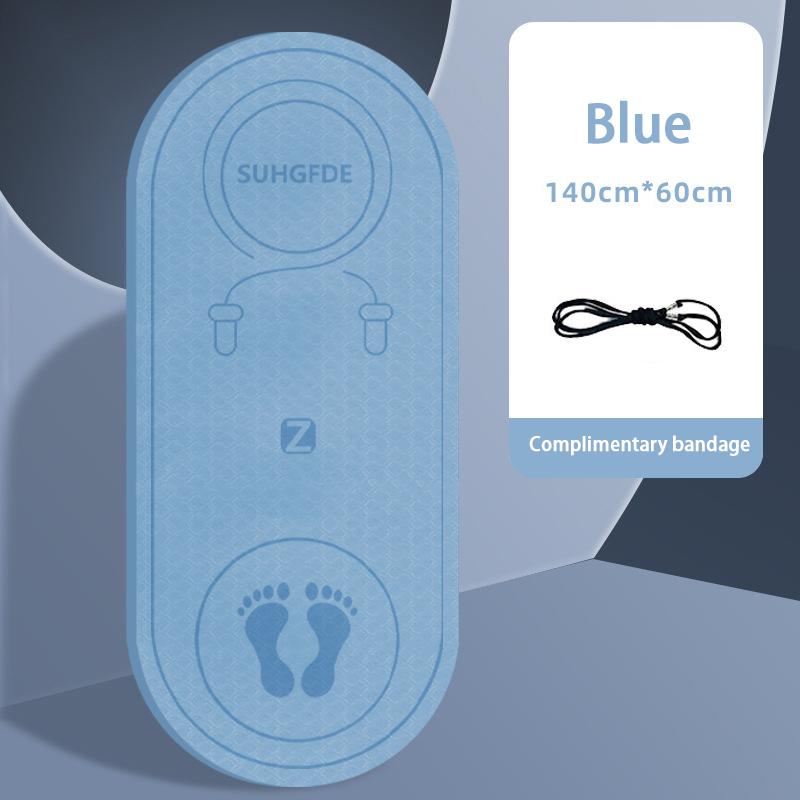 Verdicktes und verbreitertes Springseil-Pad, Indoor-Sport, stoßfeste und geräuschlose Haushalts-Fußmatten, Sport-Tanz, rutschfeste, wasserdichte Yoga-Matte