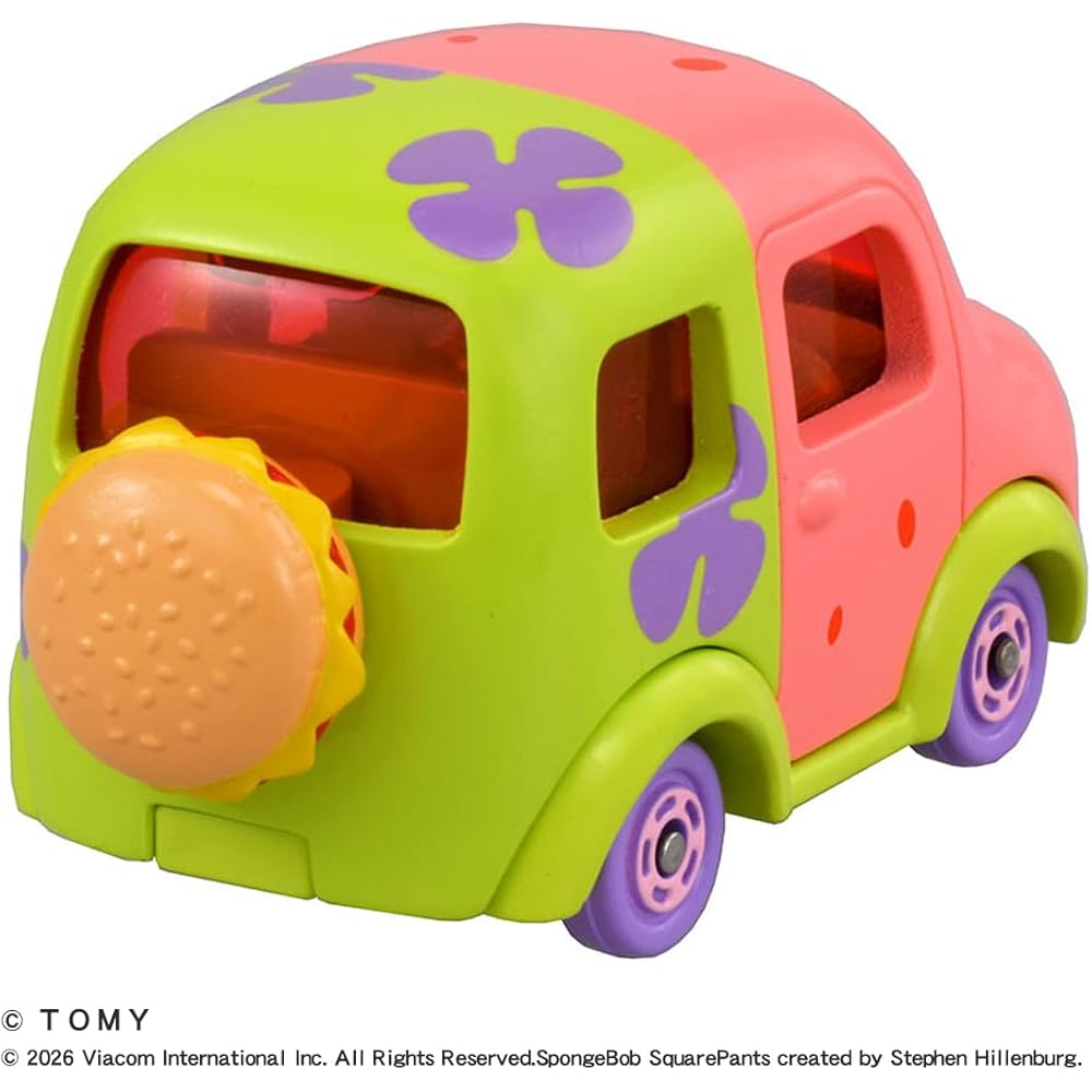 Takara Tomy Tomica Dream Tomica SpongeBob Patrick Mini Car Toy for Ages 3 and Up