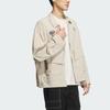 Adidas Originals X Changchangxiong Collaboration Nagaba Sportswear Ss23 Flap Pocket Logo Zipper Collar Jacket Men Jacket Beige IS0643