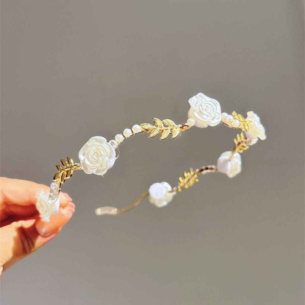 Korean Fashion Crystal Rhinestone Headband Elegant Headband Banquet Hair Hoop Suitable for Ladies Washing Face Headwear