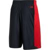 Under Armour Color Block Logo Print Casual Sports Shorts Men shorts Black Red 1301514-005