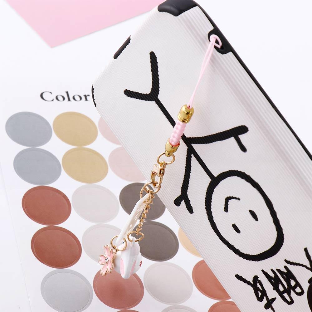 Bunny Mobile Phone Straps Charm Accessory Pig Phone Pendant Key Ring Lanyard Keychain Keys Holder