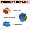 50Pcs Artificial Flower Heads Fake Wildflower Heads Bulk Artificial Flowers for DIY Wedding Bouquets  Party Home Decorations