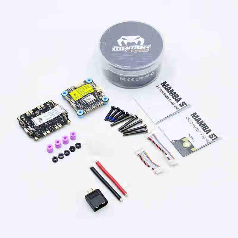 

MAMBA MK2 F405 Flight Controller & F55 MK2 8-bit ESC Stack F405 FC + F55 MK2 8-bit ESC