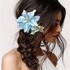 Raffinato Ornamento Floreale Artificiale per Capelli Parrucca per Uso Quotidiano Decorazioni per Capelli da Sposa per Occasioni Speciali e Abiti Casual