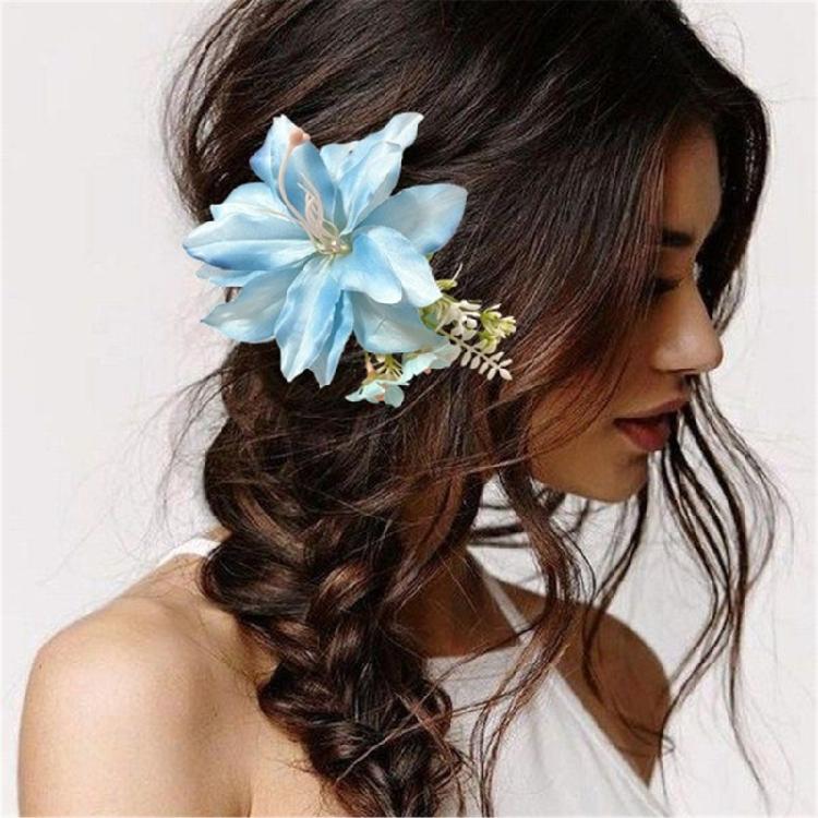 Raffinato Ornamento Floreale Artificiale per Capelli Parrucca per Uso Quotidiano Decorazioni per Capelli da Sposa per Occasioni Speciali e Abiti Casual