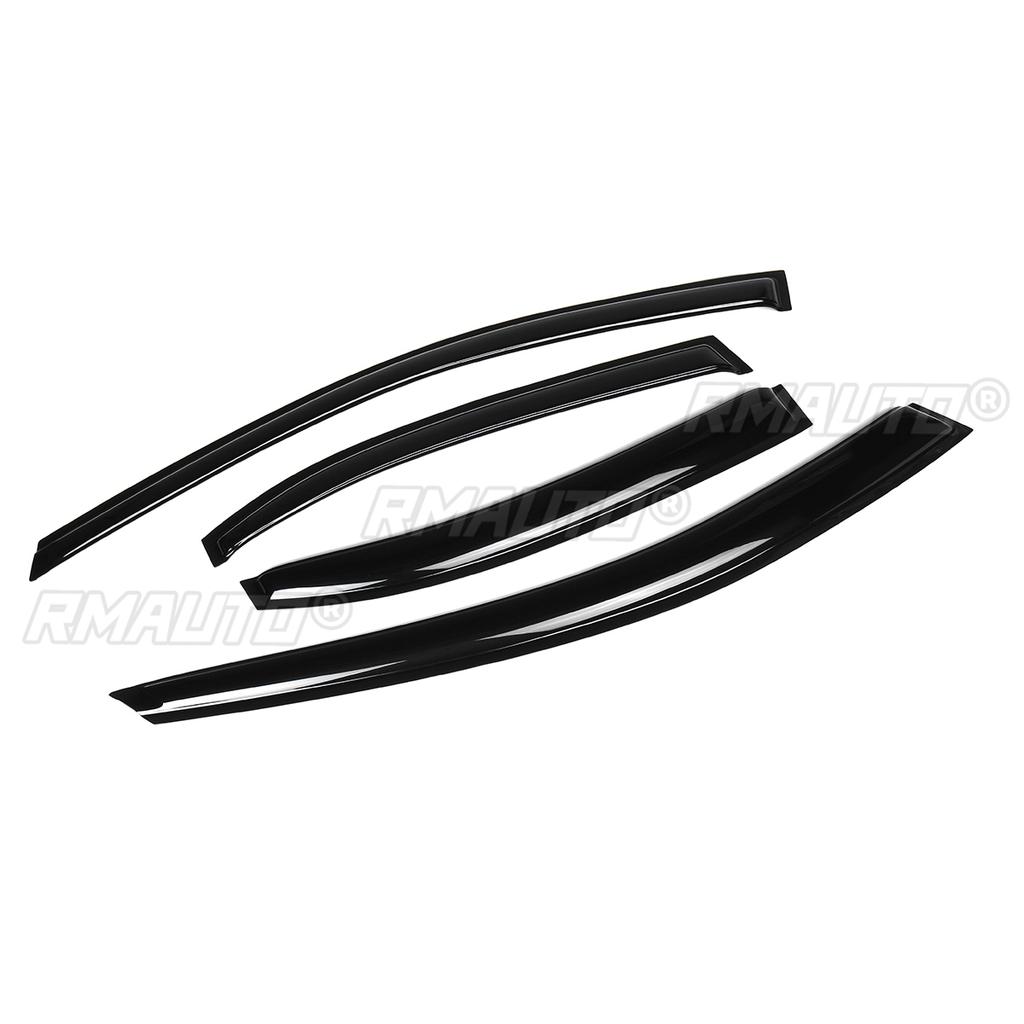For ACURA TSX 4 Door Sedan 2004-2014 Car Door Window Vent Visor Deflector Rain Guard Awning Shelter Window Visor Rain Guard