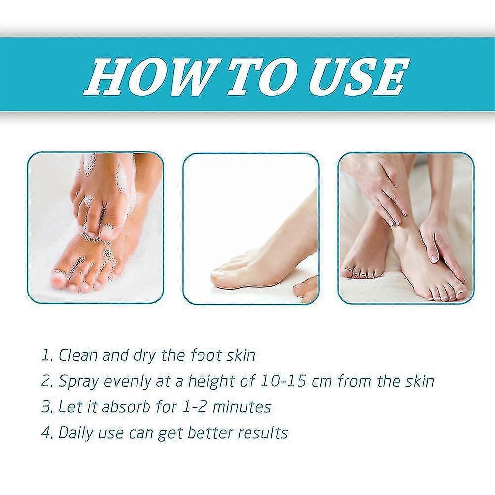 3pcs Foot And Spary, And Powerful Foot Care