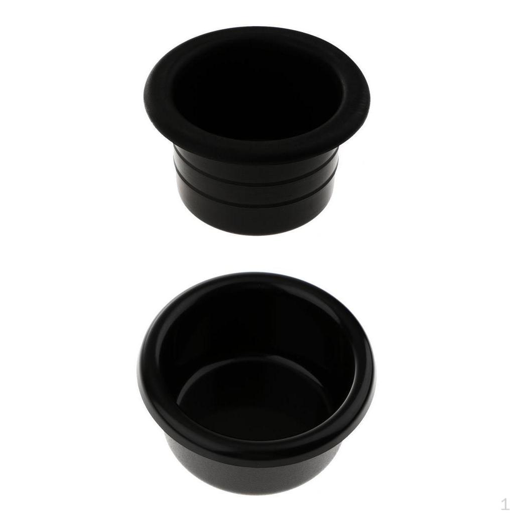 2pcs 100mm/90mm Plastic Cup Holder for Boats, RVs, Cars, Trucks, , Game Table Pockets, Etc