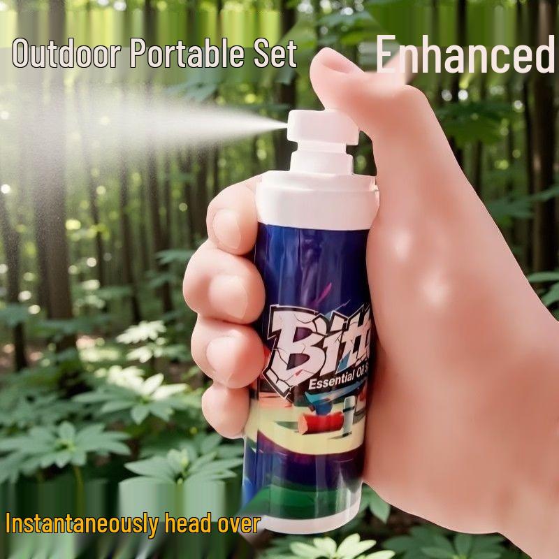 Enhanced Portable Outdoor Repellent Spray - 2 Bottles