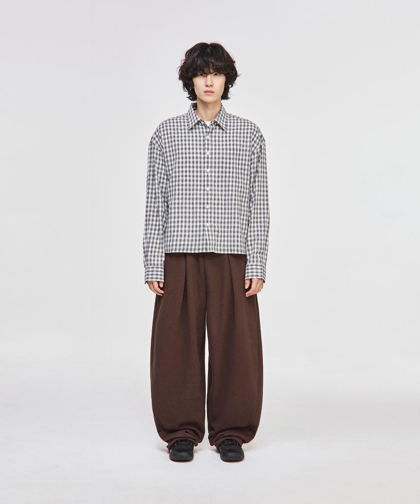 SIGNATURE Curved Training Pants [Brown]