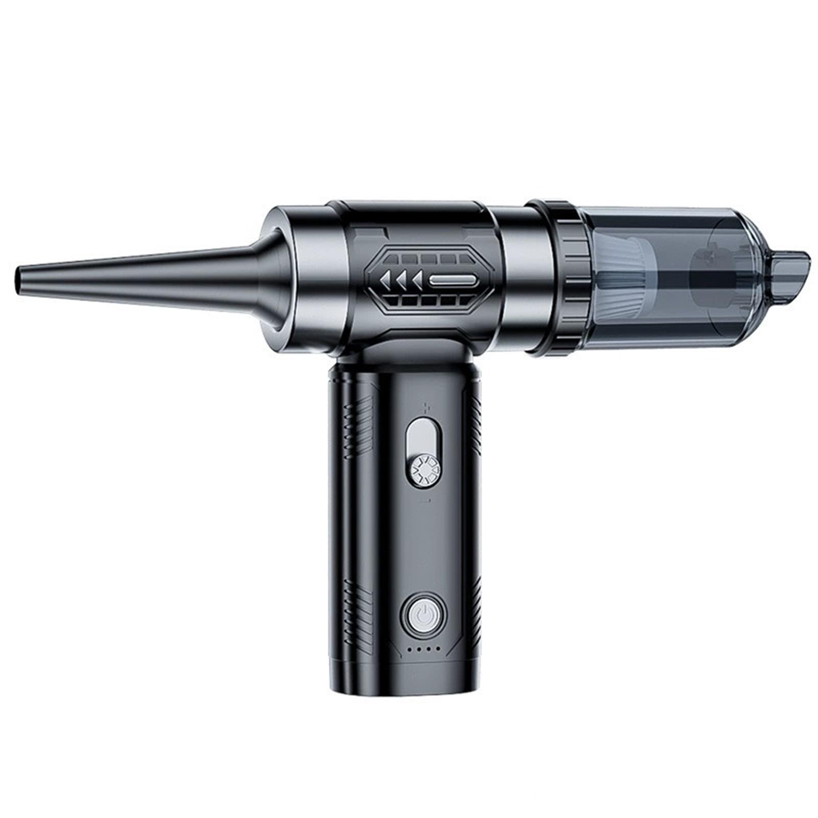 

Сжатый Пылесос, Мощный Воздуходув Портативный Вентилятор Беспроводной Очиститель Зарядка Бесщеточный Воздуходув Инструменты, Ручной Воздуходув One Size чёрный