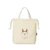 Lunch Bento Tote Pouch Reusable Small Cute Lunch Bag with Drawstring Suitable for Girls Adults Women Work Beach Camping Picnic