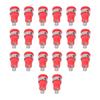 20Pcs Banana Socket 4mm Strong Connectivity Corrosion Resistance Good Performance Electrical Test AccessoriesRed