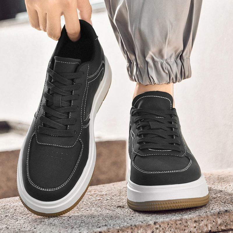 Fashion High Quality Men's Sneakers Comfortable Inner Height Increasing Board Shoes Fashionable Men's Outdoor Breathable Sports Shoes