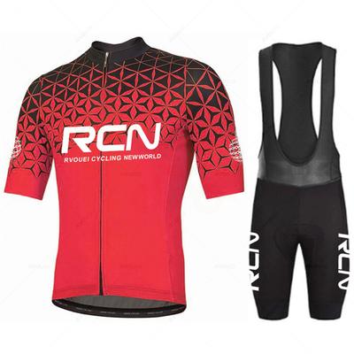 2023 Rcn Radfahren Jersey Set Atmungsaktive Fahrrad Kleidung Reiten Fahrrad Kleidung Kurzarm Sport Radfahren Set Ropa Ciclismo