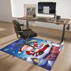 Christmas Santa Claus Chair Mat - Anime Cartoon Design, Non-Slip Carpet for Office, Home Decor, Living Room, Bedroom, Game Room & Dormitory.R035