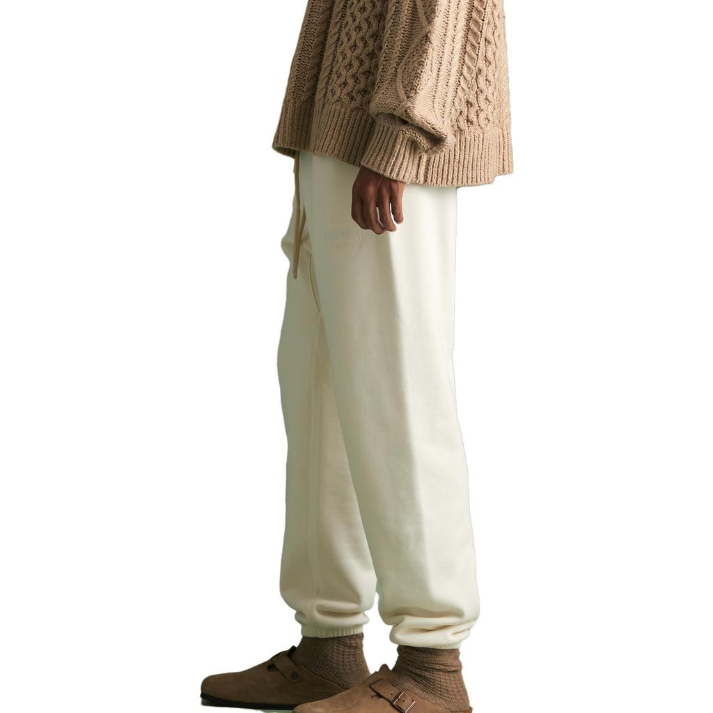Fear of God Essentials Sweatpant Cloud Dancer Men Bottoms Cream 130BT232021F