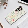 For Samsung Galaxy S25 Ultra Case Floral Bow Pattern Printing Straight Edge TPU Phone Back Cover