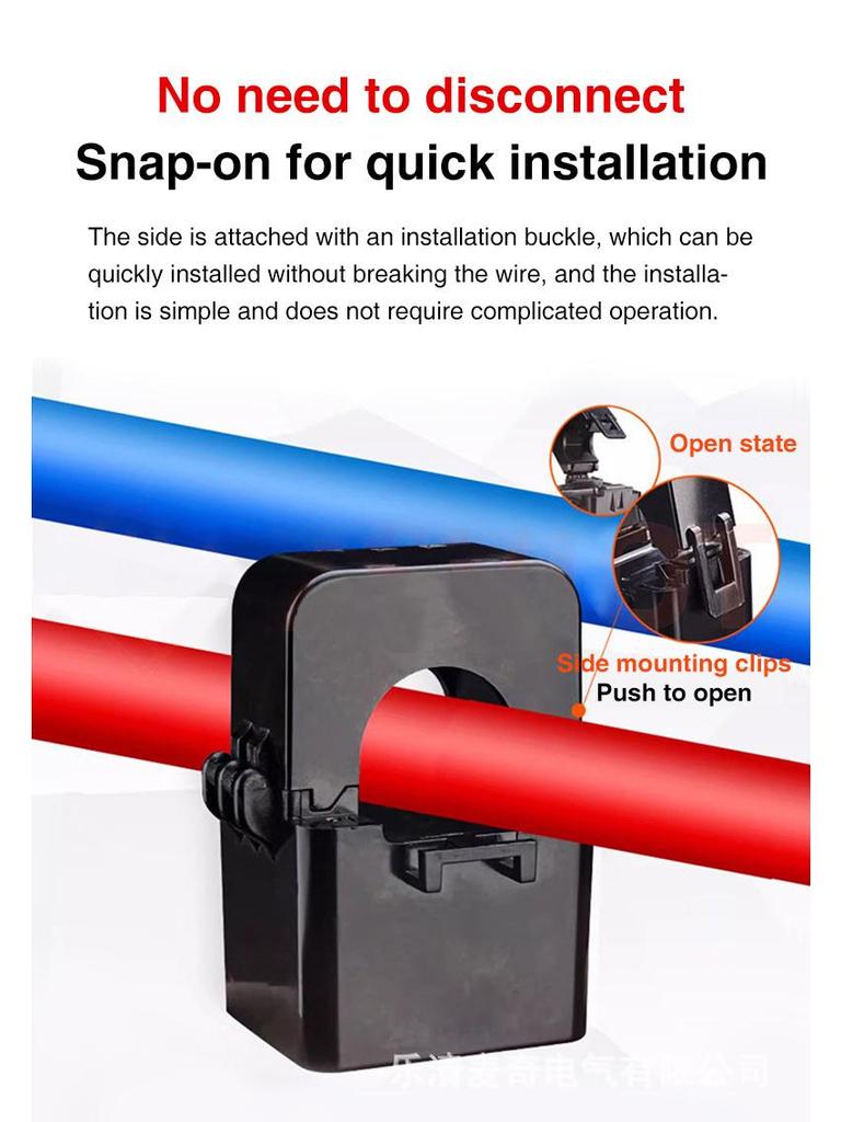 Graffiti Smart WiFi Zähler: Stromverbrauch, Stromstärke, Spannung überwachen und Benachrichtigungen erhalten