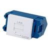 Jack Modular Tipo J-J CAT5E Conexão de Plug Embutido Cerâmica NR3460CW