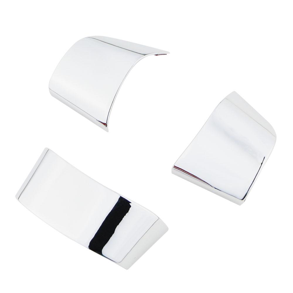 For Ford Focus 2 MK2 2005 - 2011 Steering Wheel Trim 3Pcs Steering Wheel Buttons Panel Cover Decoration Sticker Accessories