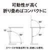 Panasonic LED Desk Light Tabletop Foldable 4-Level Brightness Black SQ-LD330-K