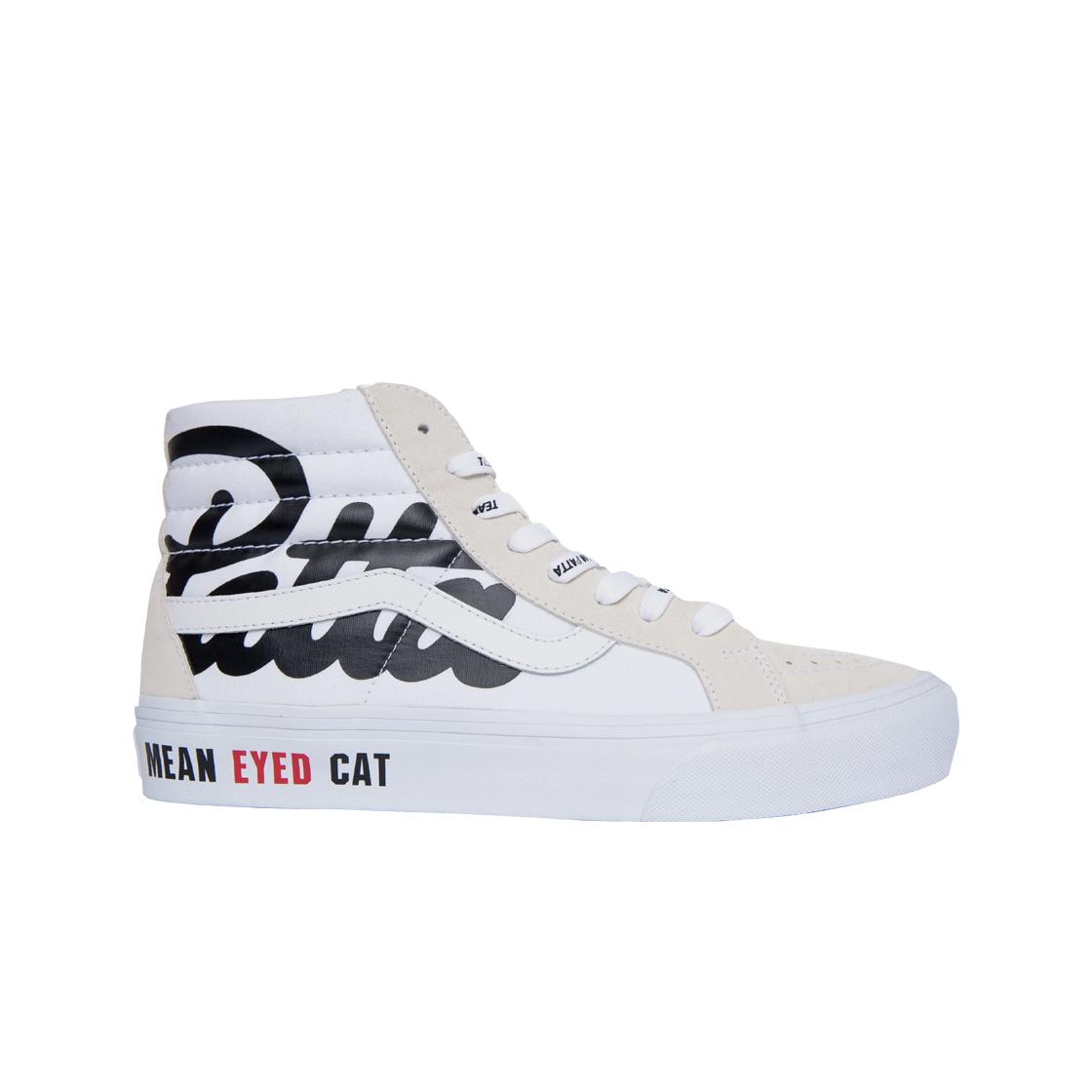 Vans UA Sk8-Hi Reissue VLT LX Patta Mean Eyed Cat White Men Sneakers VN0A4BVH5WW1 40