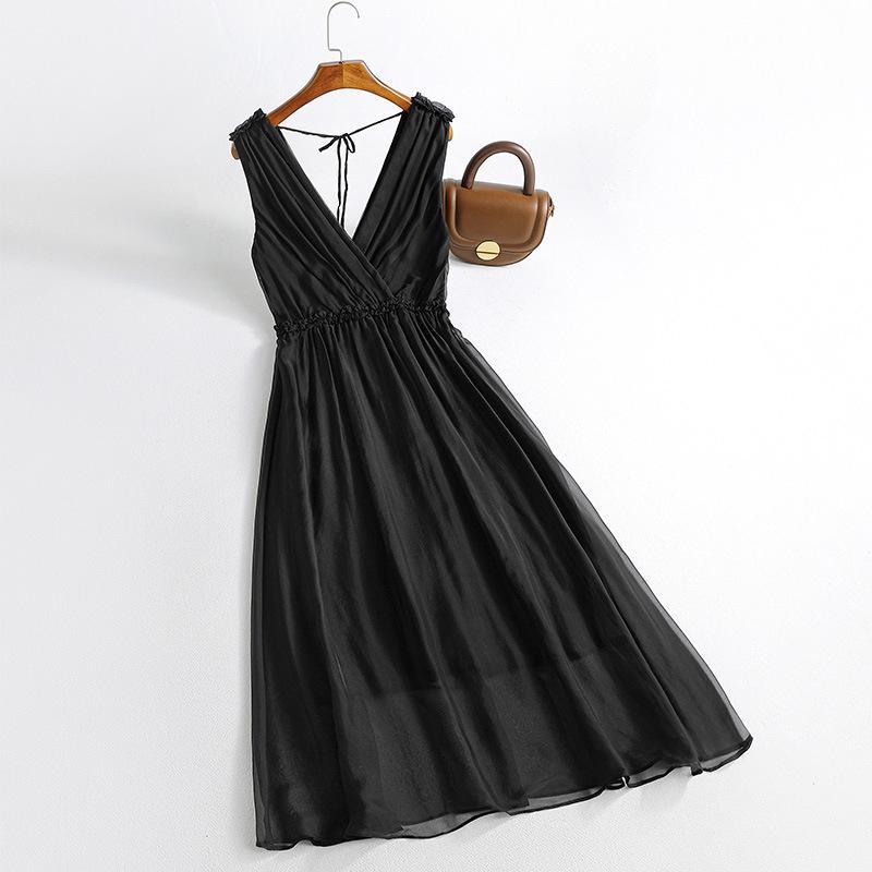 Women's Heavyweight Mulberry Silk Slip Dress - 2025 Summer High-End Beachwear