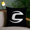 Brand C-C-Cannondaless Pillow Case Sofa Short Plush Double-Sided Hd Printing Room Home Office Gift Cushion Cover