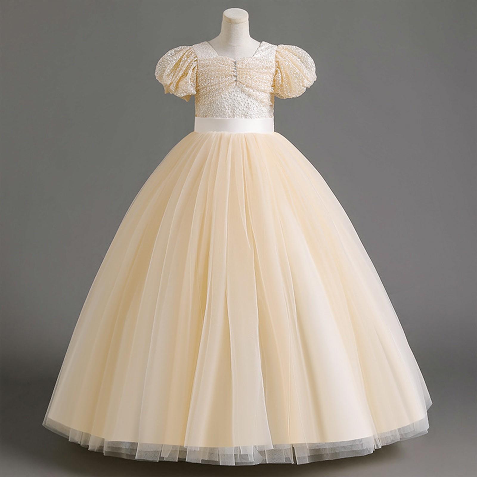 

Платье для девочки Платье принцессы Платье для ведущего на День защиты детей Платье 120