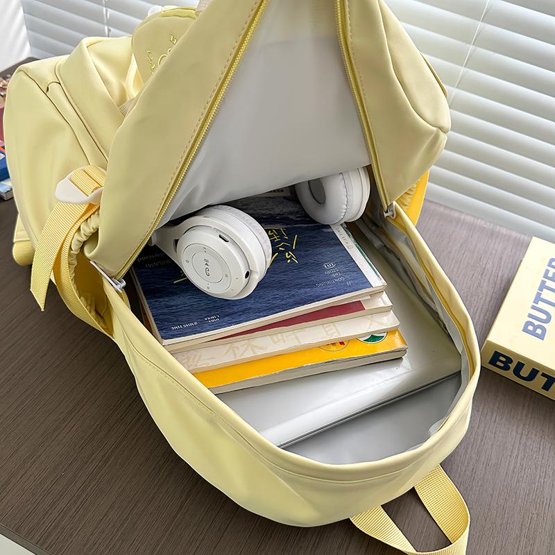 Schoolbag Bag Female Cute Japanese Girl College Style Junior High School Student Schoolbag Casual Versatile Backpack Travel Backpack