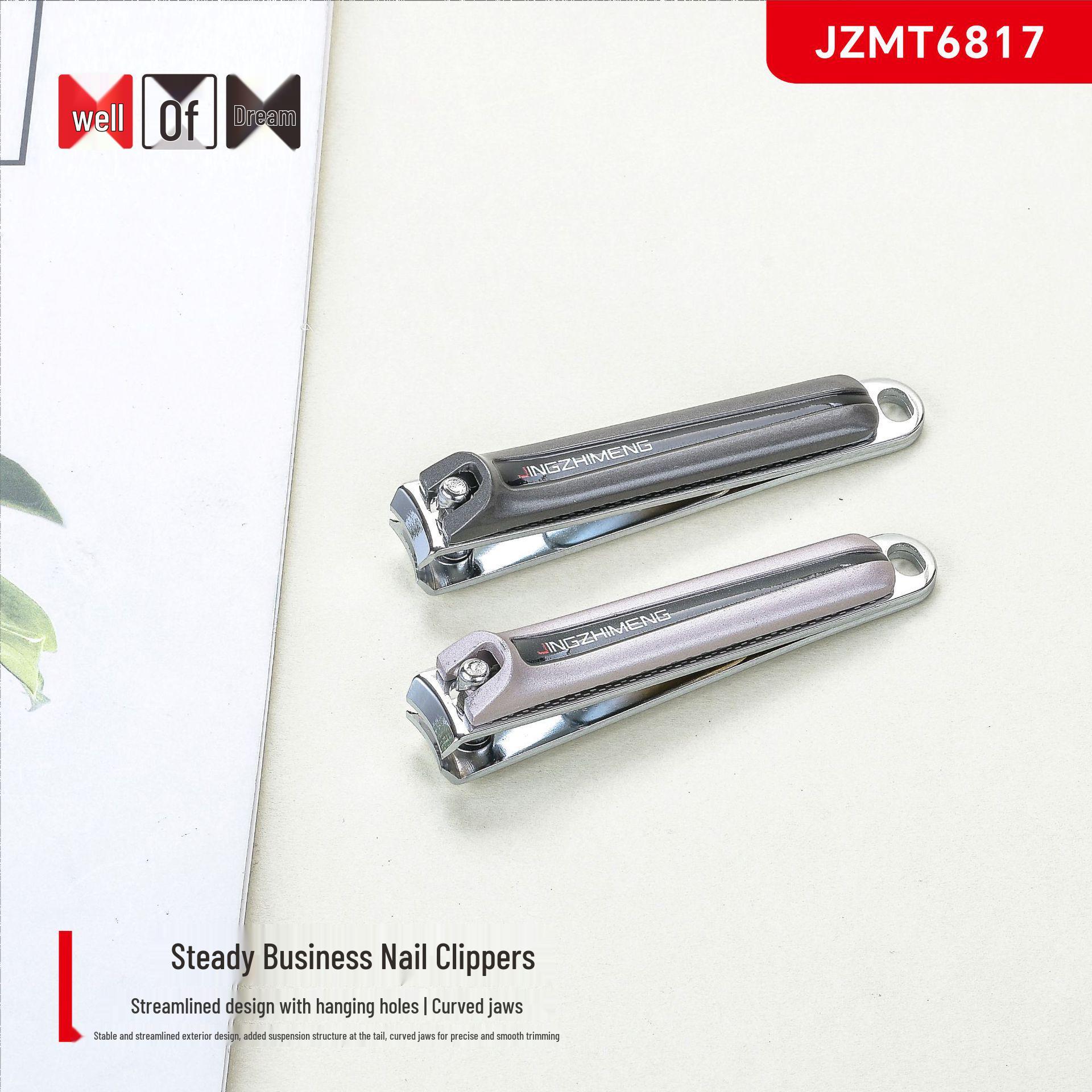 Jingzhi Meng Portable Nail Clippers - Steady Manicure Tools for Home Use