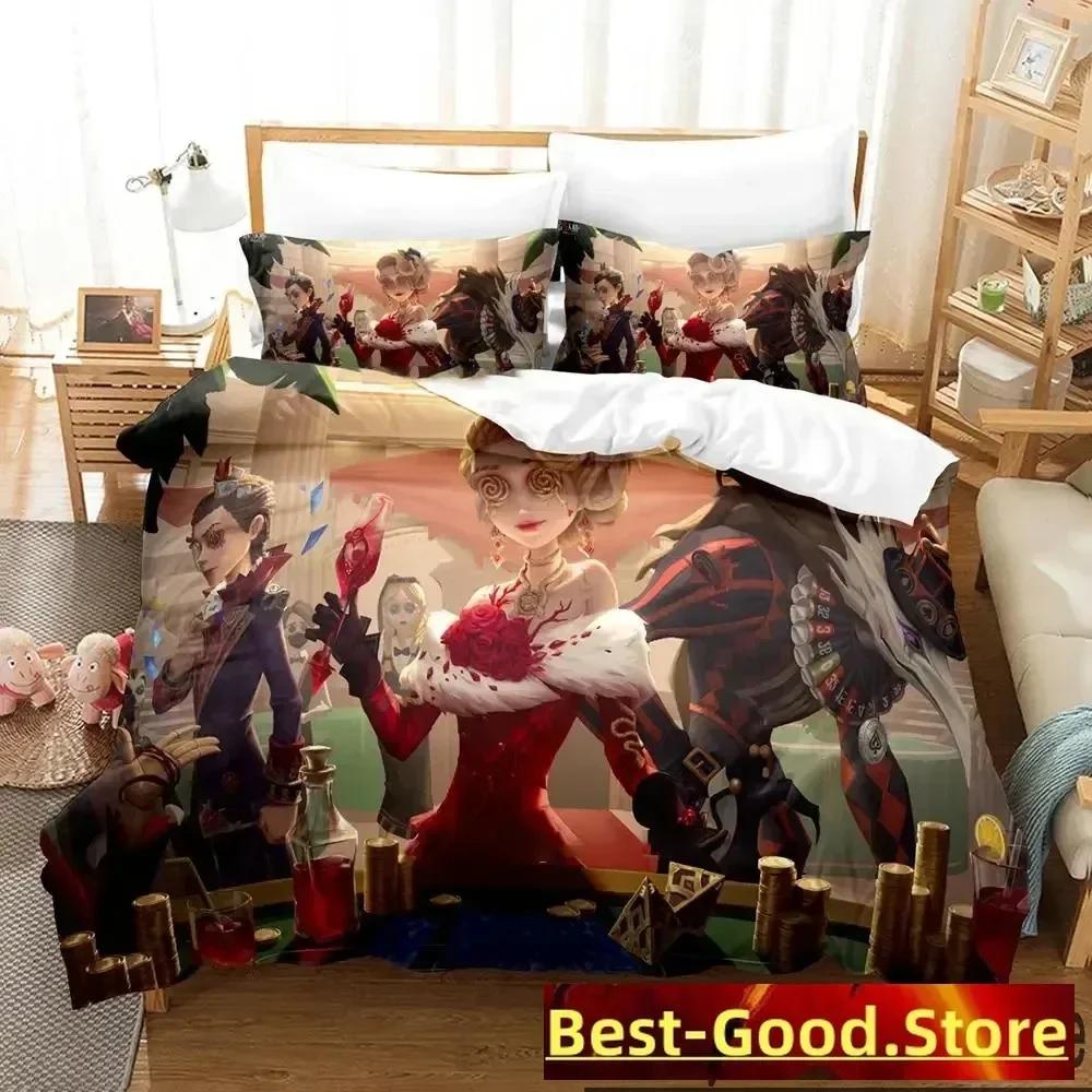 Game Identity V Anime Bedding Set Boys Girls Twin Queen King Size Duvet Cover Pillowcase Bed Boys Adult Home Textileextile