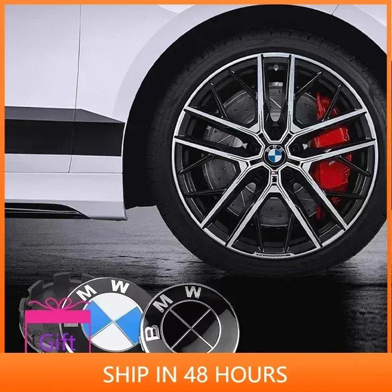 -56/68mm Auto Hub Caps for BMW 1 3 5 7 Series M M3 M5 M6 F01 F20 F10 X5 E36 Car Wheel Center Cover Hubcaps Decoration Accessorie