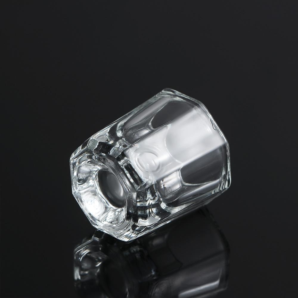 Auxiliary Nail Art Tool Glassware Powder Mixing Glass Cup Manicure Tools Octagon Cup Crystal cup