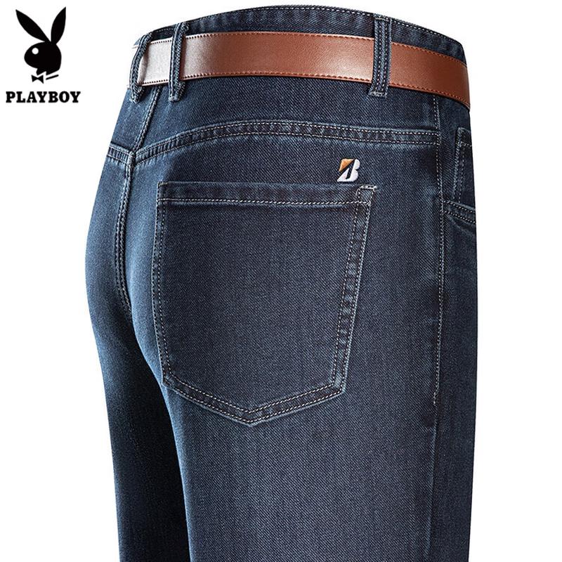 Playboy Men s Summer Loose Straight-Leg Jeans 40