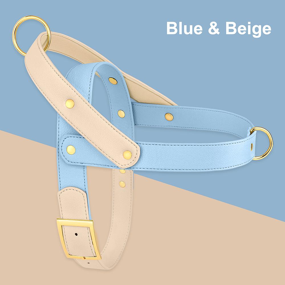 Leather No Pull Dog Harness Small Medium Large Dog Harness Soft Padded Pet Pitbull Vest Durable Adjustable for Dogs Pug Pitbull