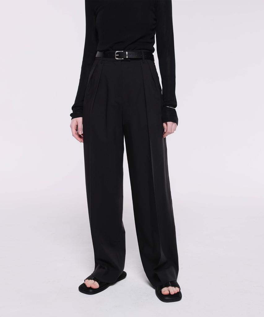 Kankeu Hidden Band Slacks - Black