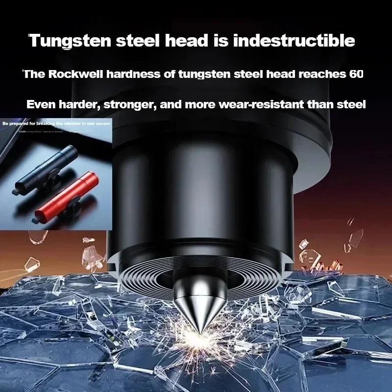 Autositz Sicherheitshammer Auto Glas Tragbar Auto Fensterscheibenbrecher Lebensrettendes Flucht Rettungswerkzeug Sicherheitsgurt Schneider Auto Sicherheitshammer