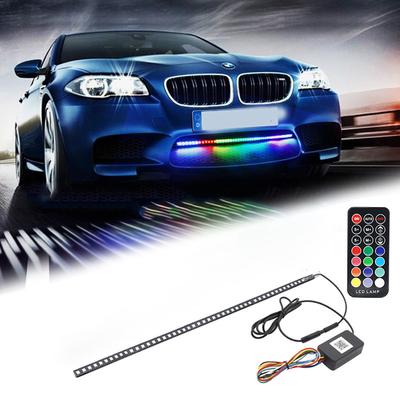 DC 12V Car LED RGB Lights Scanner Knight Rider Strobe Flash Light Strip With Remote Control Car Decorative Lamps